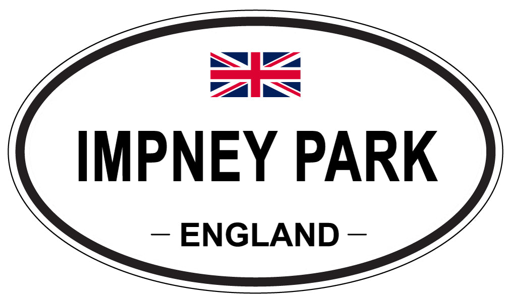 IMPNEY PARK, ENGLAND - Oval Sticker
