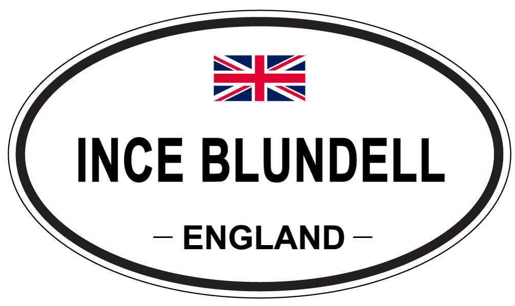 INCE BLUNDELL, England - Oval Magnet
