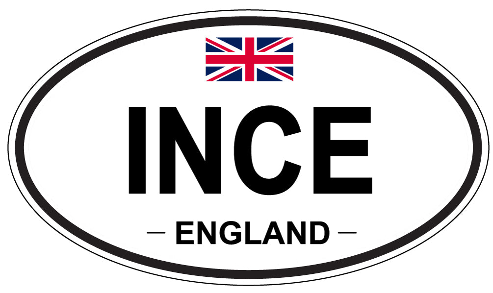 INCE, England - Oval Magnet