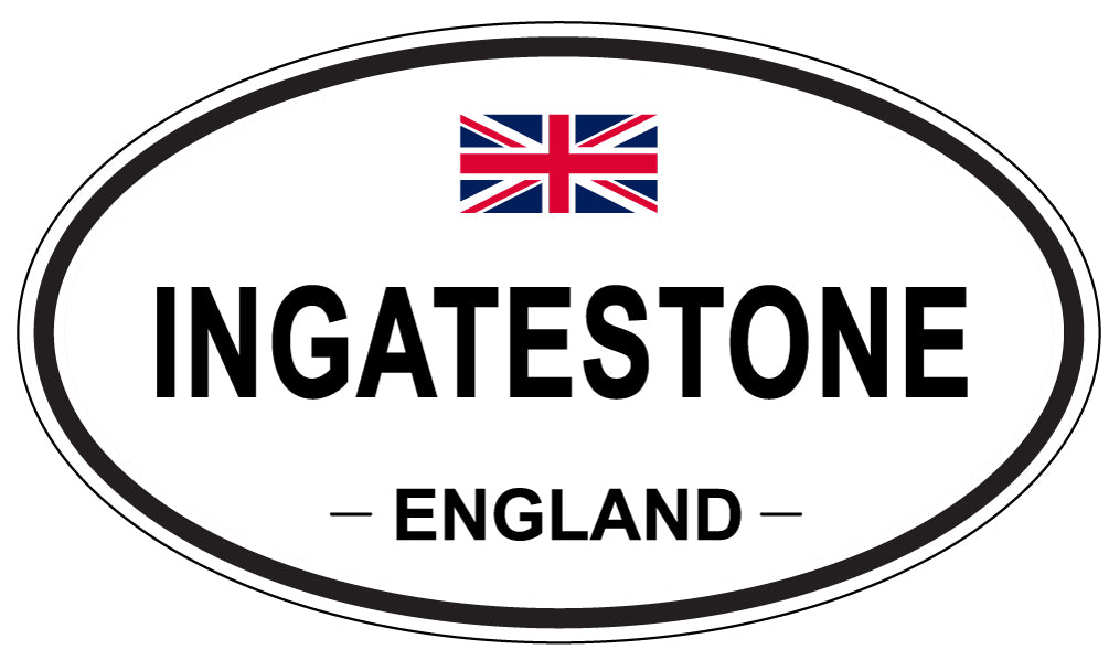 INGATESTONE, England - Oval Magnet