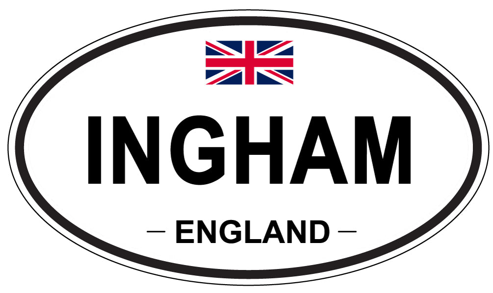 INGHAM, England - Oval Magnet