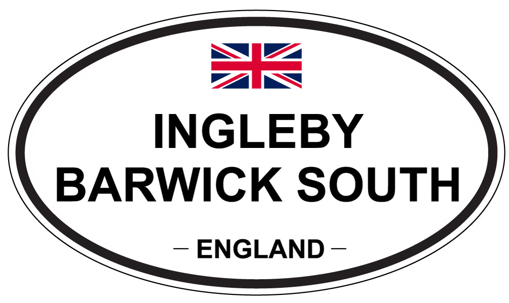 INGLEBY BARWICK SOUTH, England - Oval Magnet