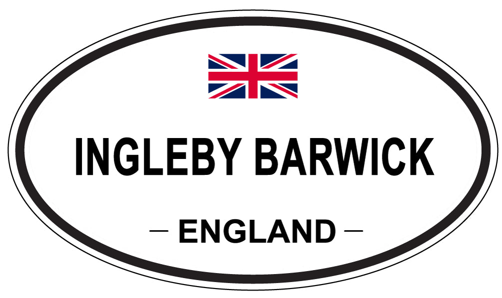 INGLEBY BARWICK, England - Oval Magnet