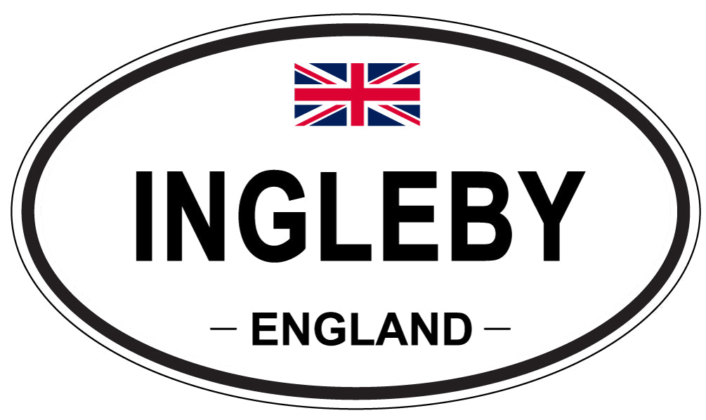 INGLEBY, England - Oval Magnet