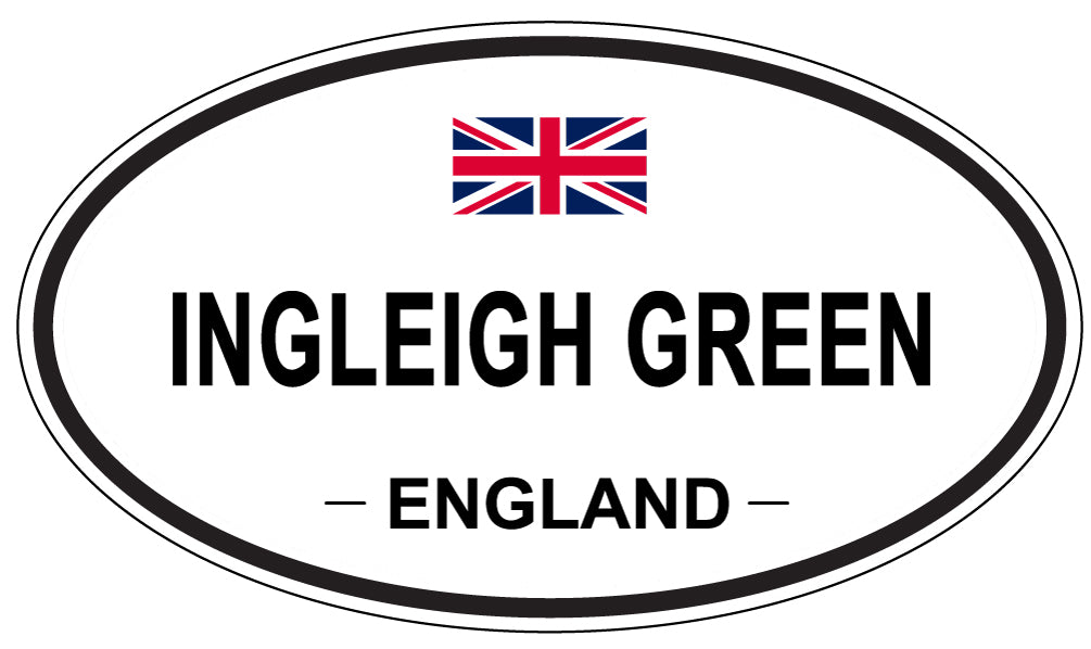 INGLEIGH GREEN, England - Oval Magnet