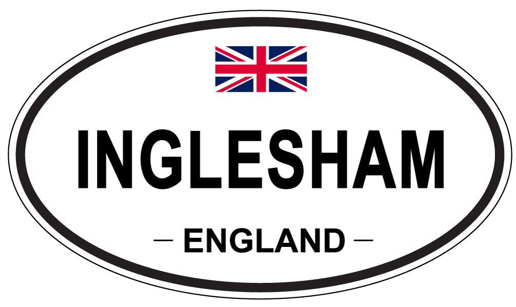 INGLESHAM, England - Oval Magnet