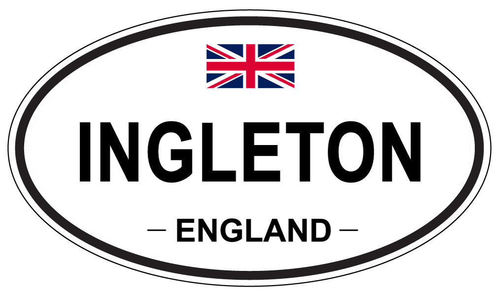 INGLETON, England - Oval Magnet