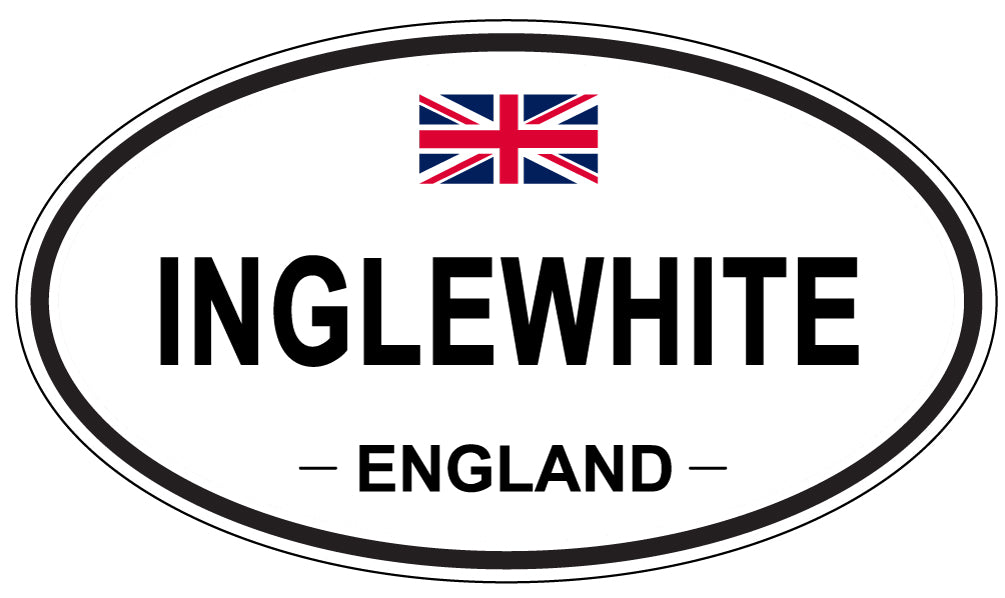 INGLEWHITE, England - Oval Magnet