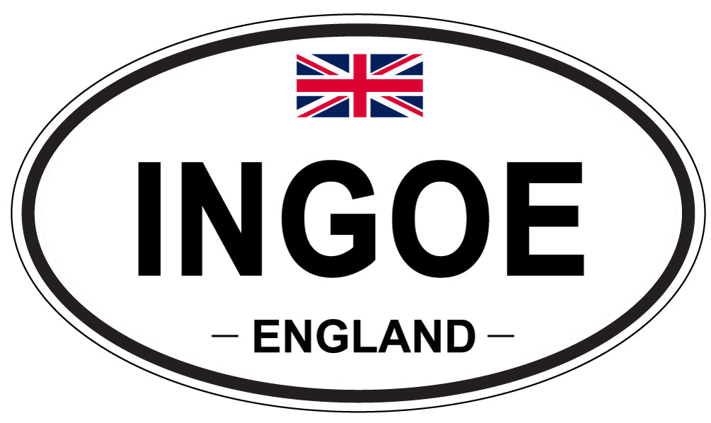 INGOE, England - Oval Magnet
