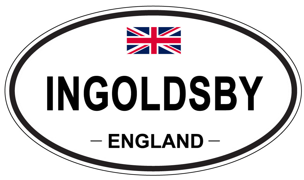 INGOLDSBY, ENGLAND - Oval Sticker