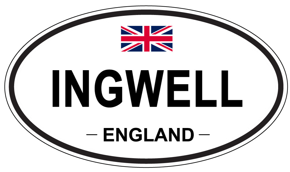 INGWELL, England - Oval Magnet