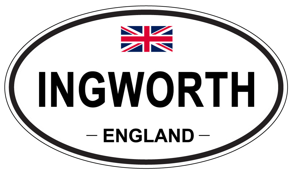 INGWORTH, England - Oval Magnet