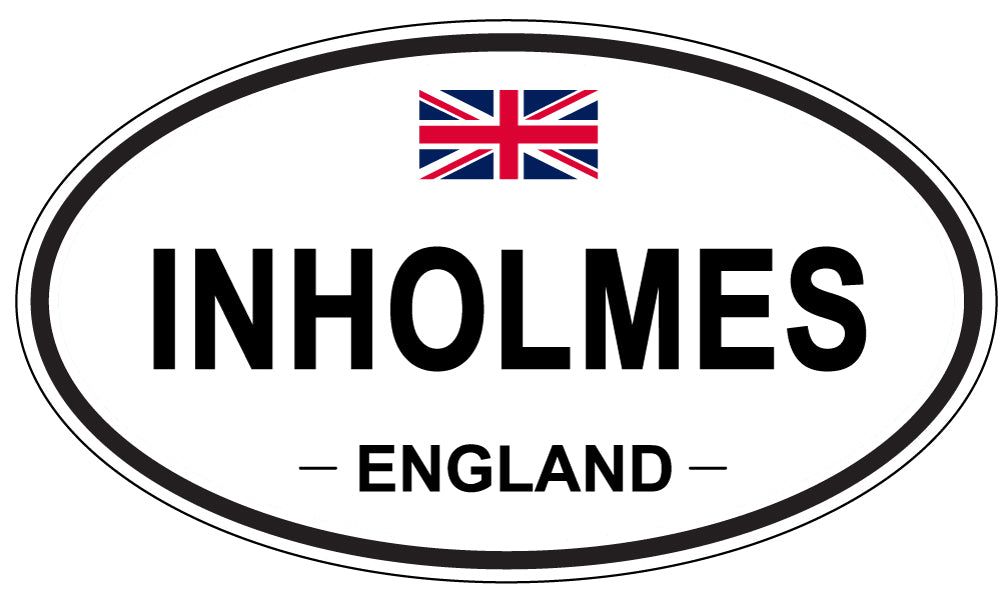 INHOLMES, England - Oval Magnet