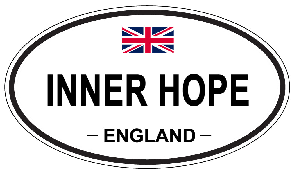INNER HOPE, ENGLAND - Oval Sticker