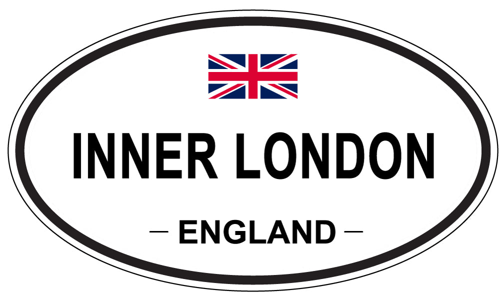 INNER LONDON, England - Oval Magnet