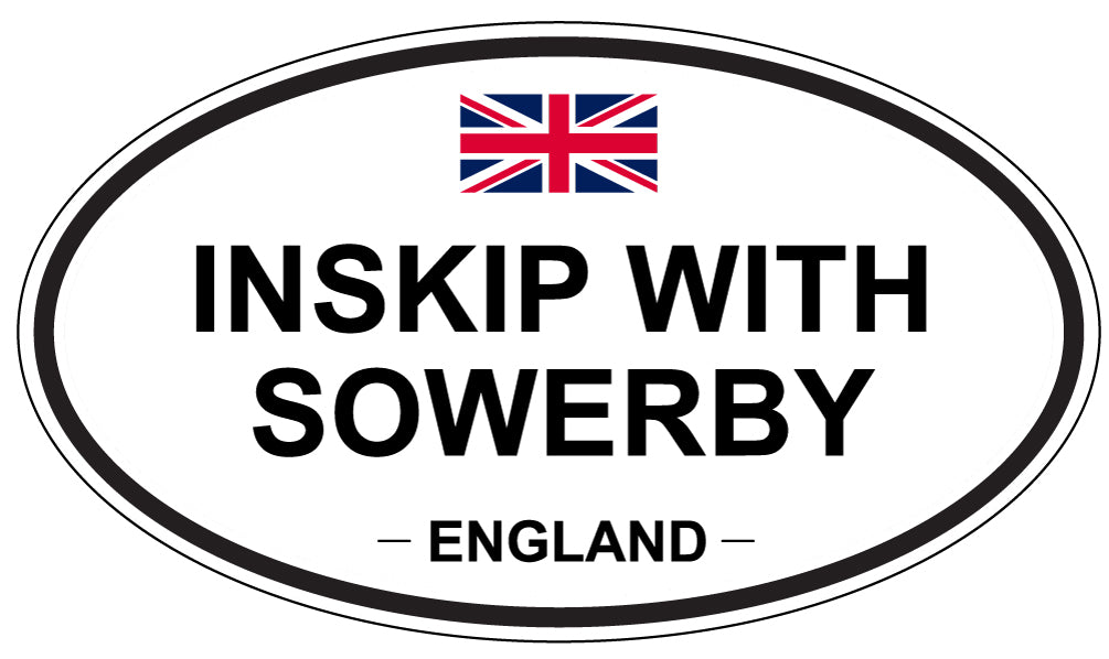 INSKIP WITH SOWERBY, England - Oval Magnet