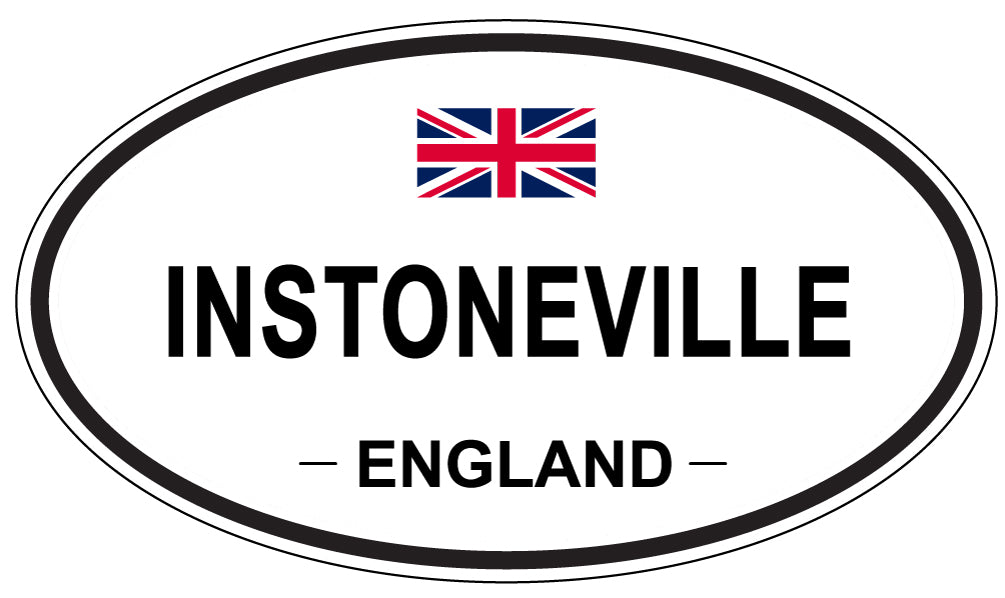 INSTONEVILLE, England - Oval Magnet