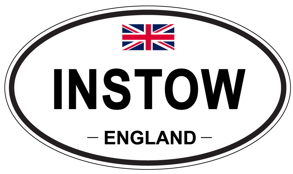 INSTOW, England - Oval Magnet