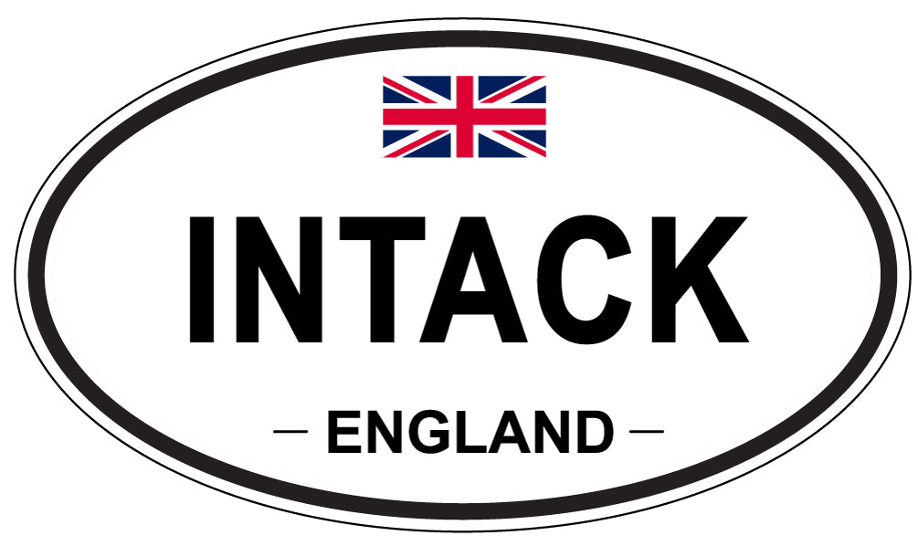 INTACK, England - Oval Magnet