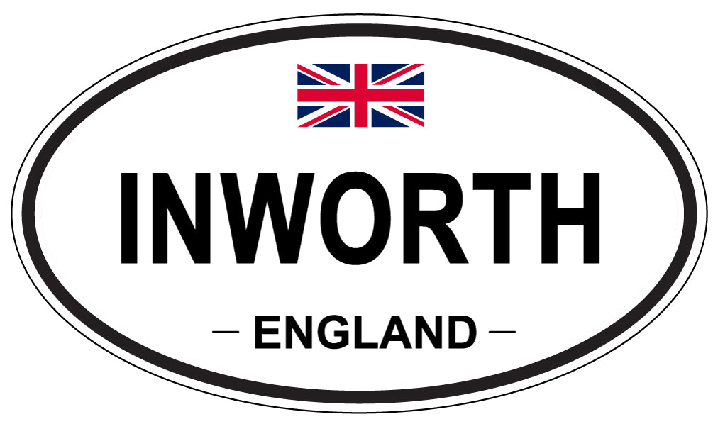 INWORTH, England - Oval Magnet
