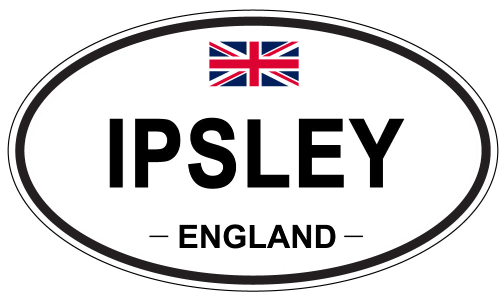 IPSLEY, England - Oval Magnet