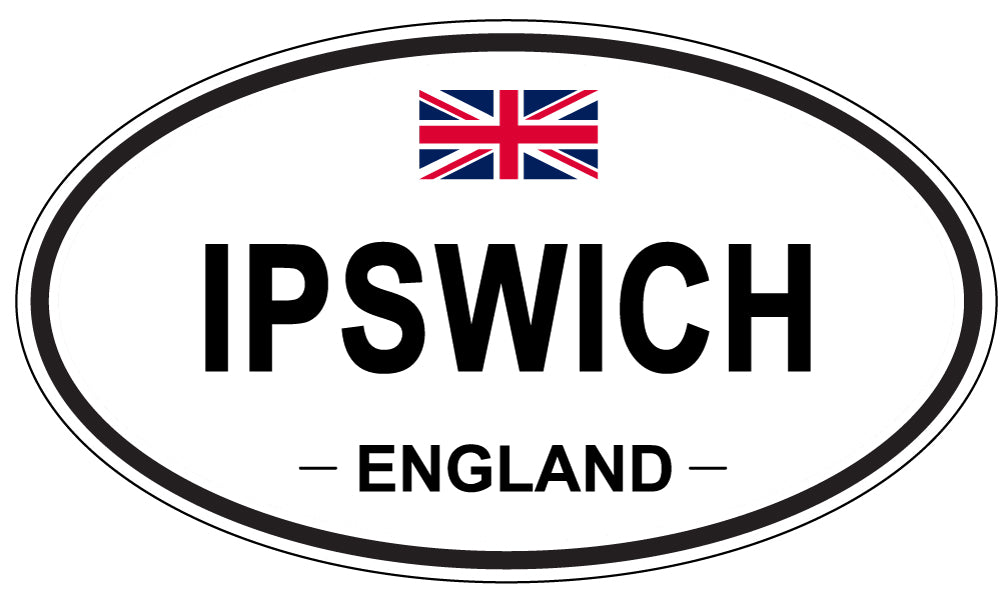 IPSWICH, England - Oval Magnet