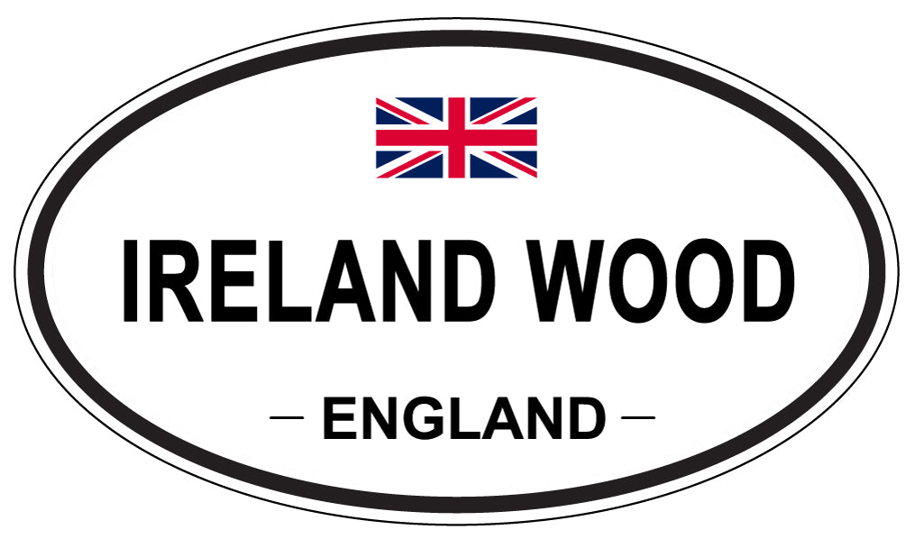 IRELAND WOOD, England - Oval Magnet