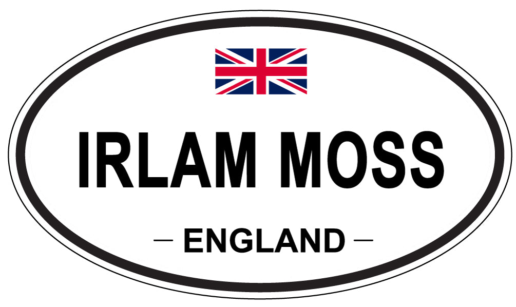 IRLAM MOSS, England - Oval Magnet