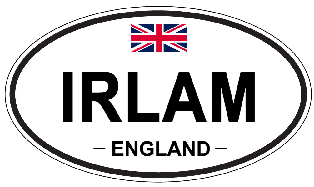 IRLAM, England - Oval Magnet
