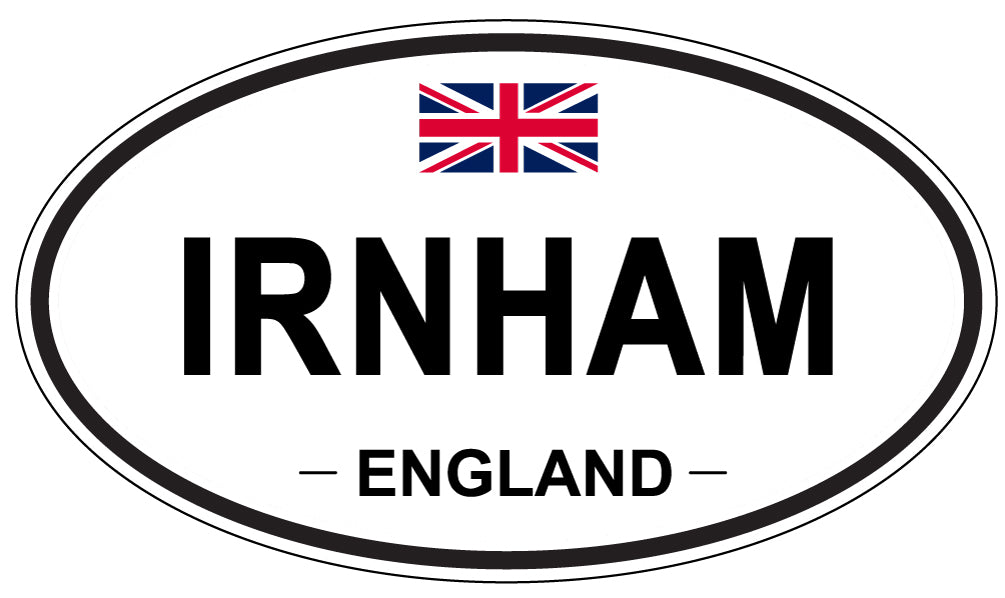 IRNHAM, ENGLAND - Oval Sticker