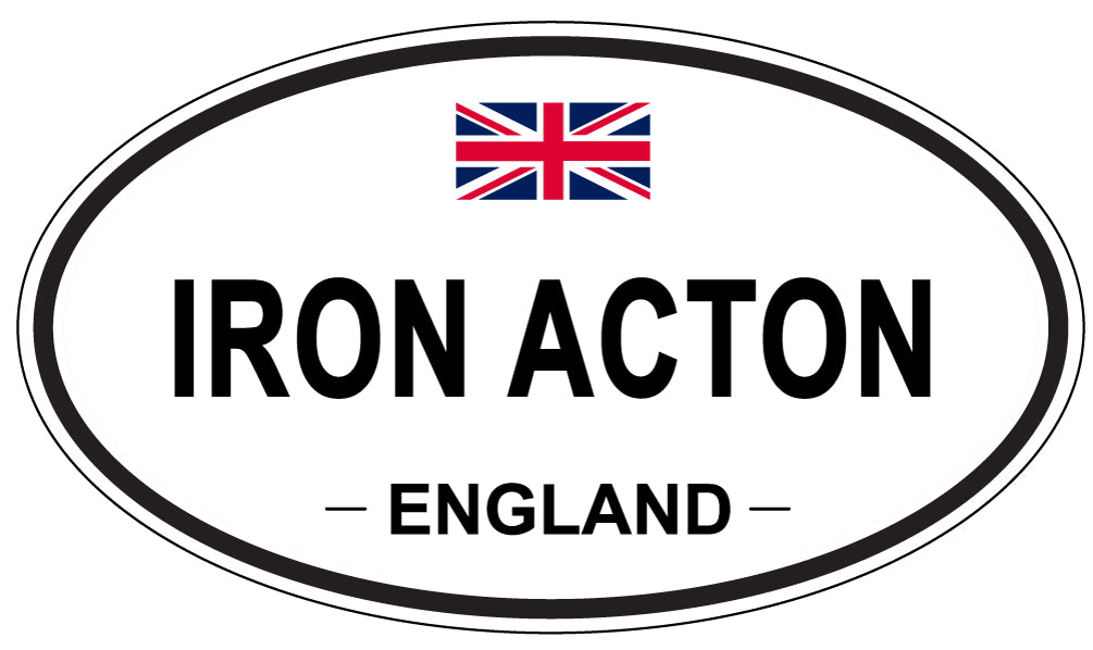 IRON ACTON, England - Oval Magnet