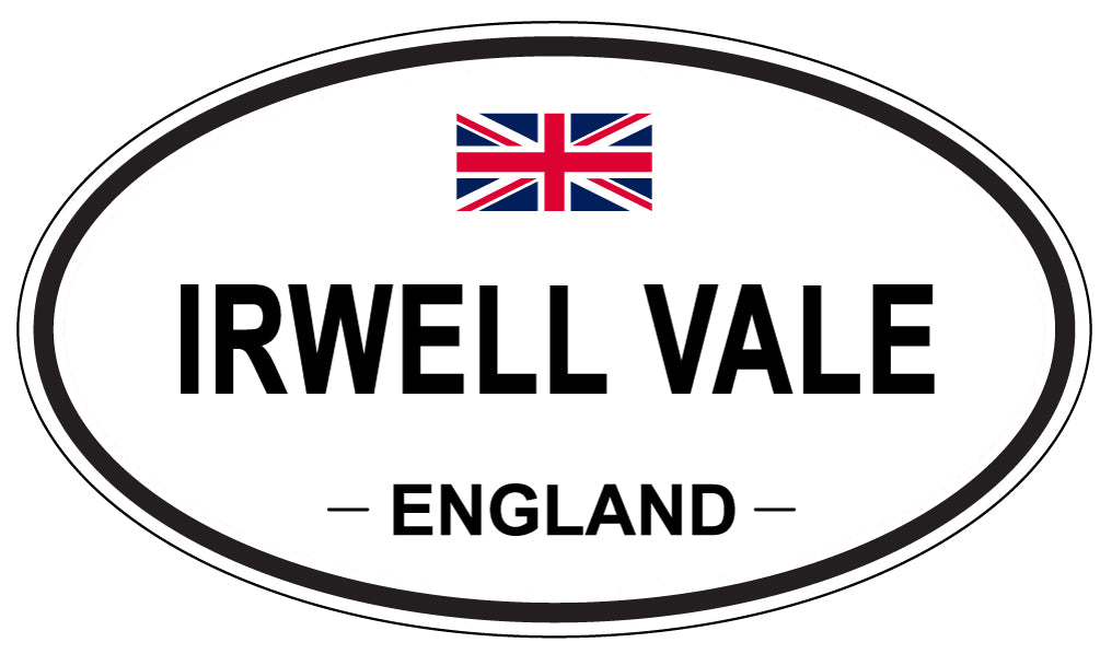 IRWELL VALE, England - Oval Magnet