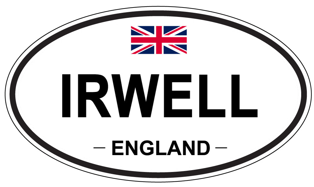 IRWELL, England - Oval Magnet