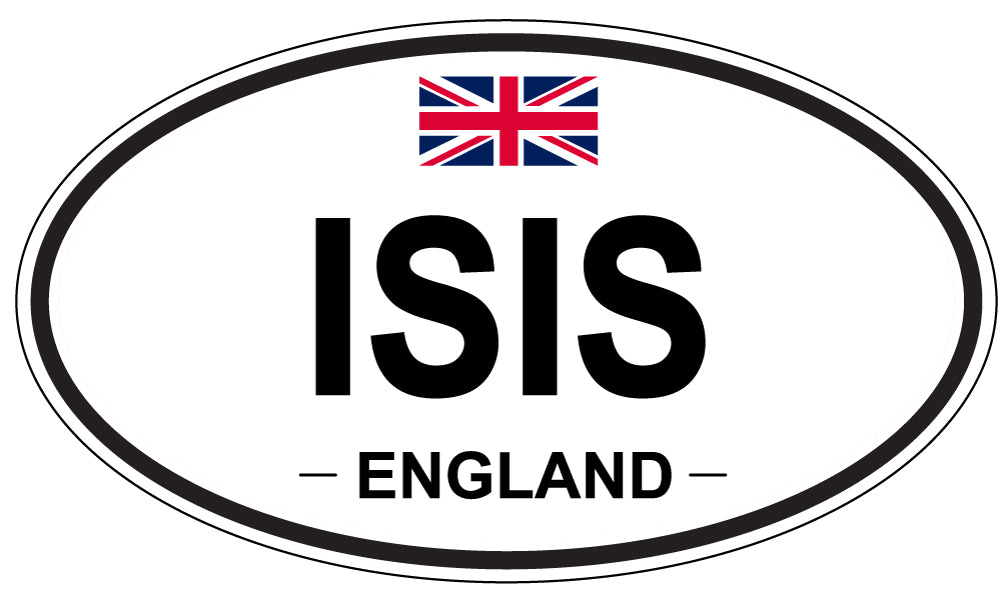 ISIS, England - Oval Magnet