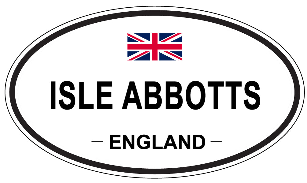 ISLE ABBOTTS, England - Oval Magnet
