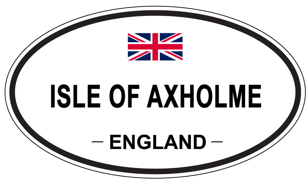 ISLE OF AXHOLME, England - Oval Magnet