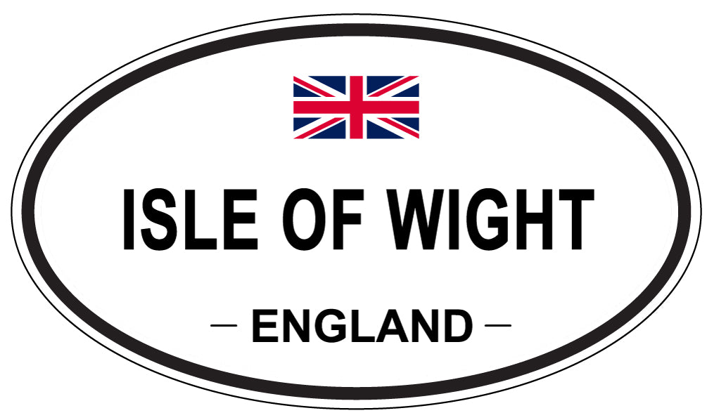 ISLE OF WIGHT, England - Oval Magnet
