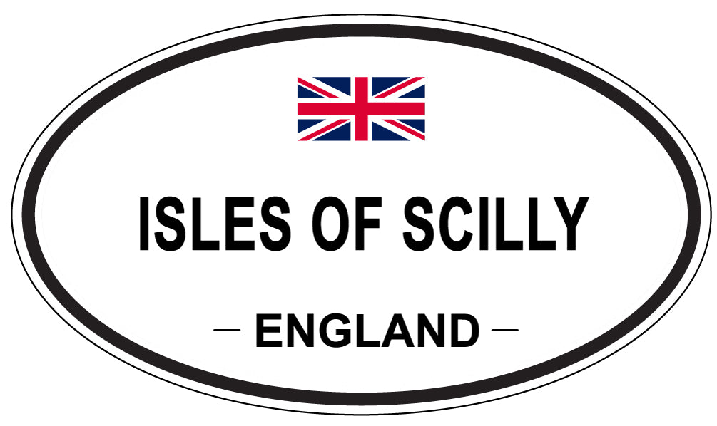 ISLES OF SCILLY, England - Oval Magnet