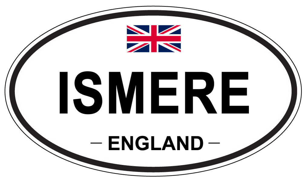 ISMERE, England - Oval Magnet