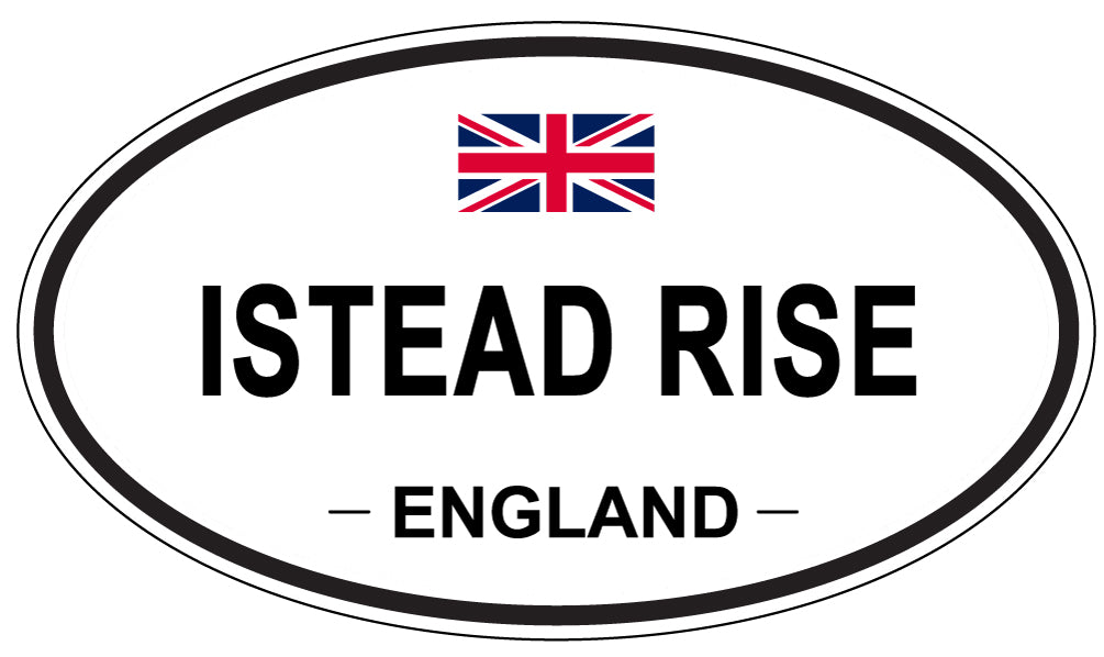 ISTEAD RISE, England - Oval Magnet