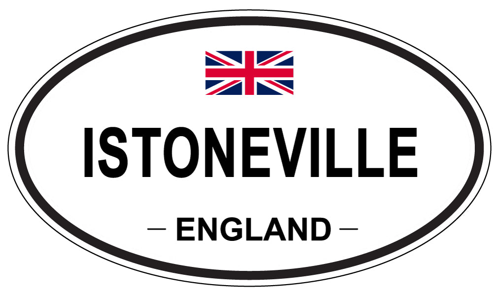 ISTONEVILLE, England - Oval Magnet