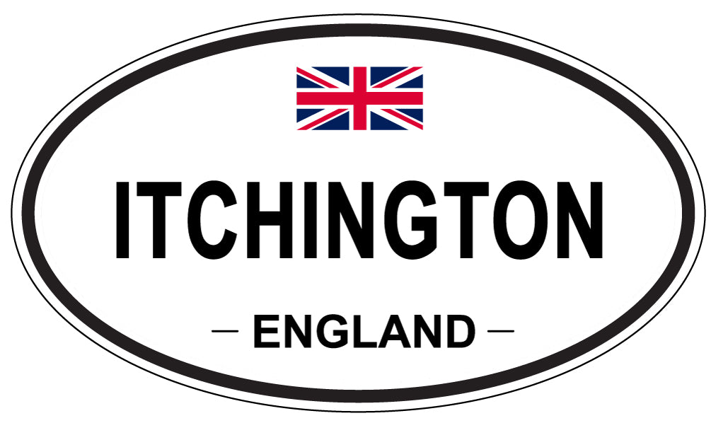 ITCHINGTON, England - Oval Magnet