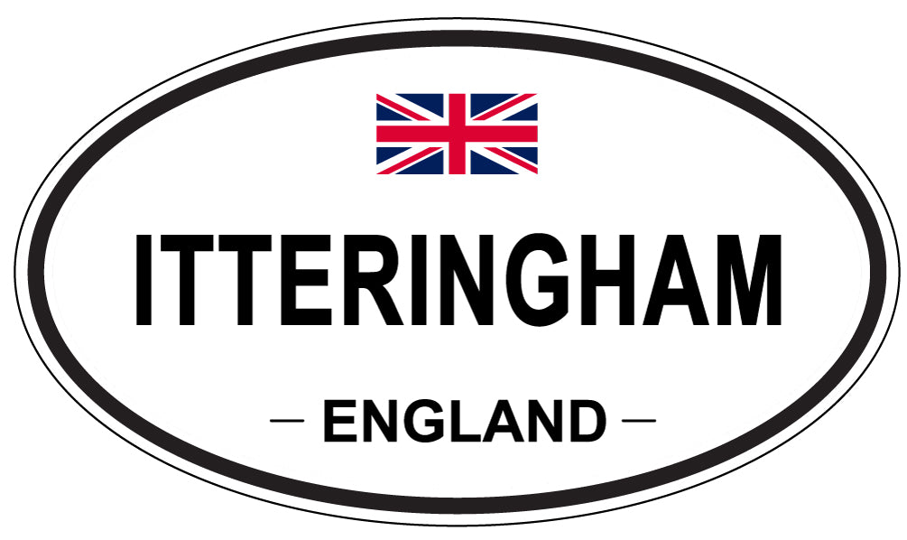 ITTERINGHAM, England - Oval Magnet