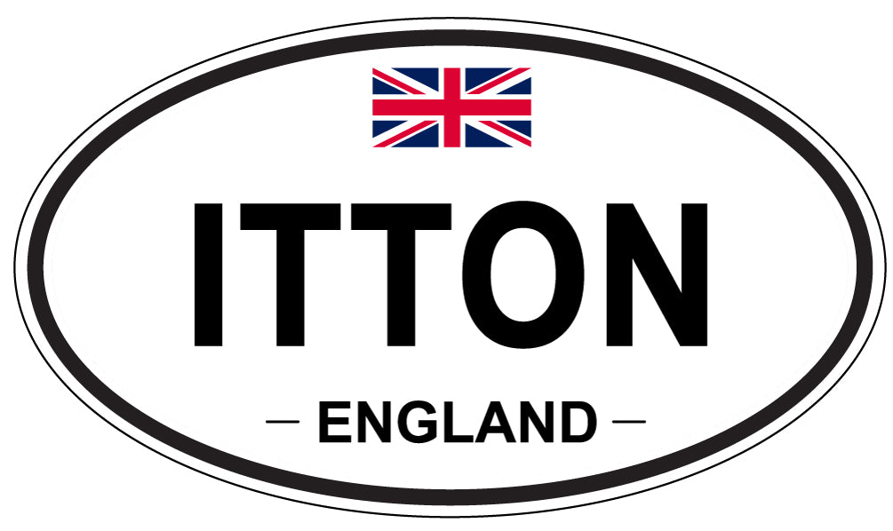 ITTON, England - Oval Magnet