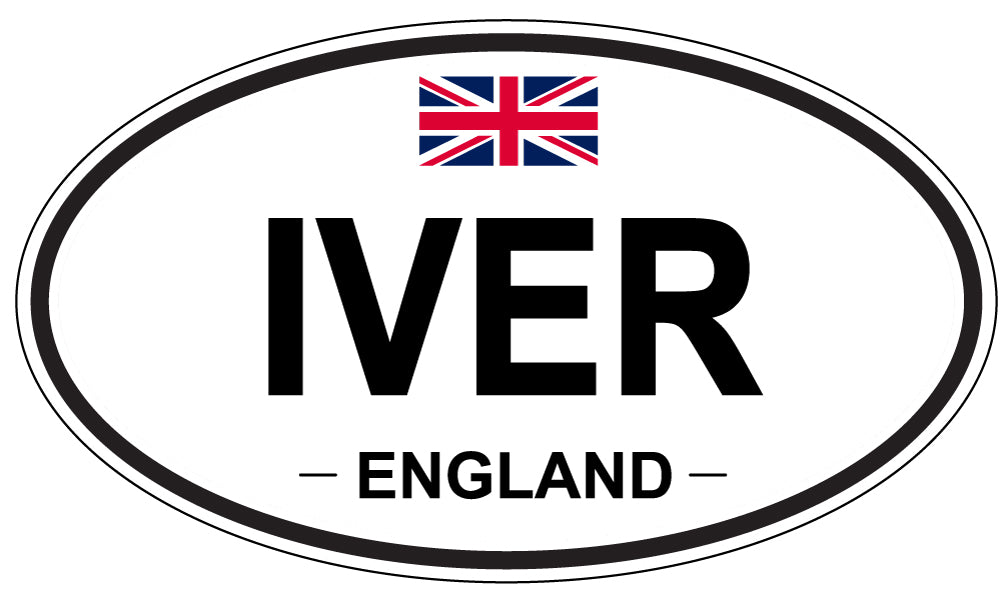 IVER, England - Oval Magnet