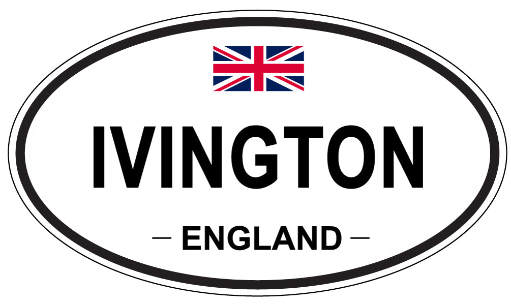 IVINGTON, England - Oval Magnet