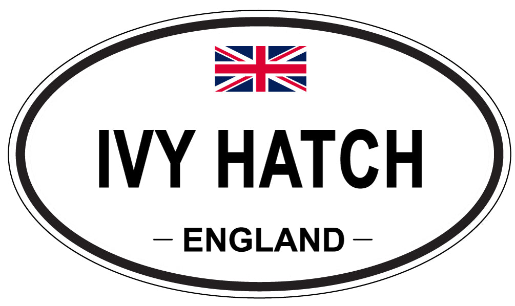 IVY HATCH, England - Oval Magnet