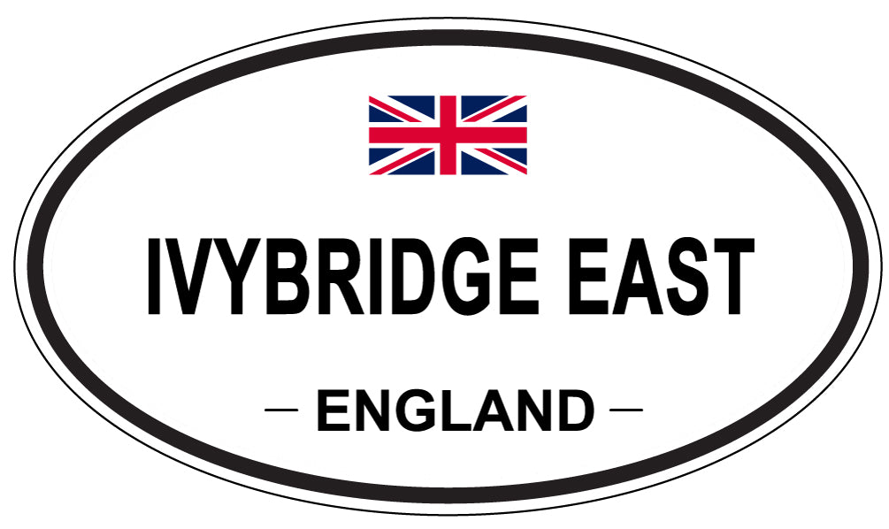 IVYBRIDGE EAST, ENGLAND - Oval Sticker