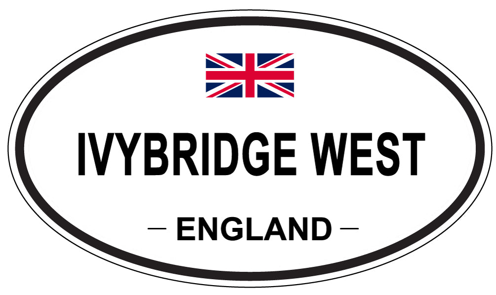 IVYBRIDGE WEST, England - Oval Magnet