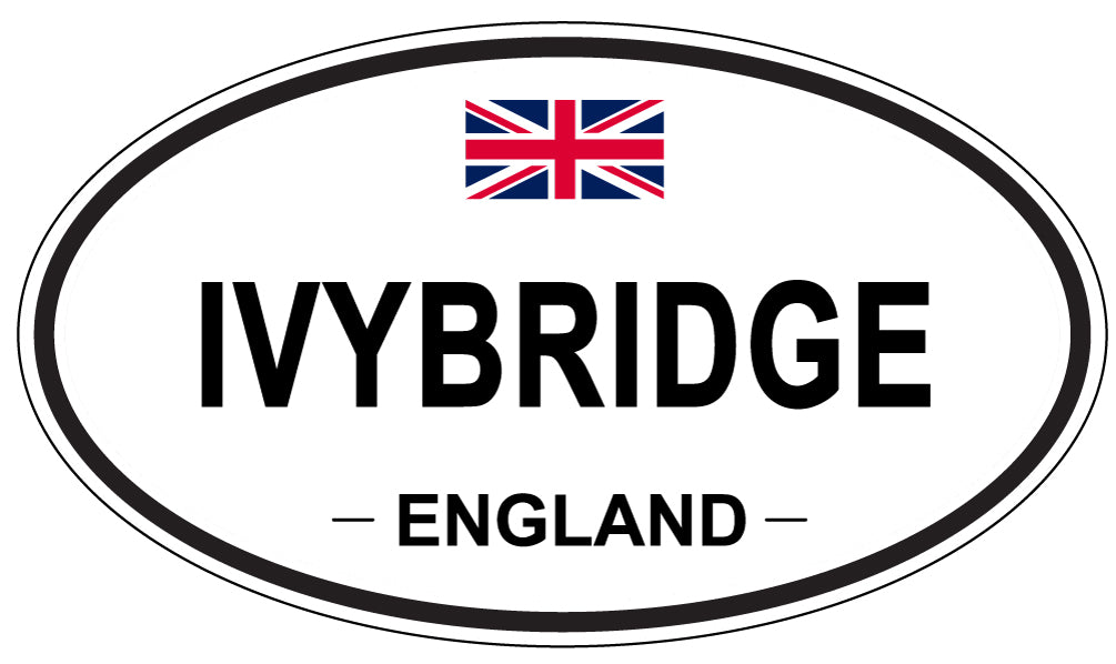 IVYBRIDGE, ENGLAND - Oval Sticker